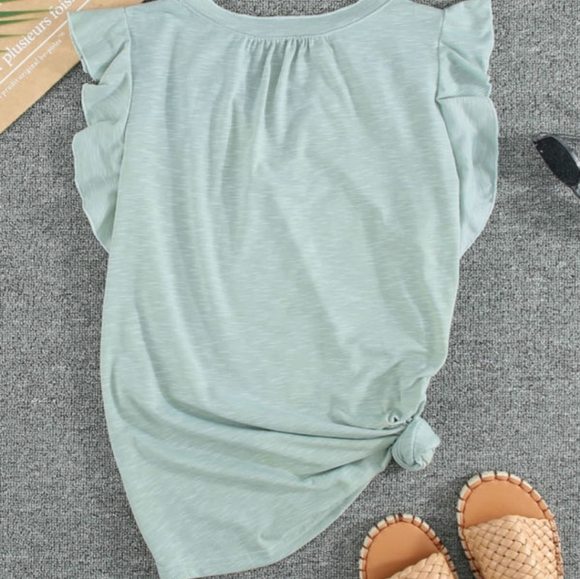 KarmenB Clothing Women's Green Top Size Medium - Picture 3 of 4